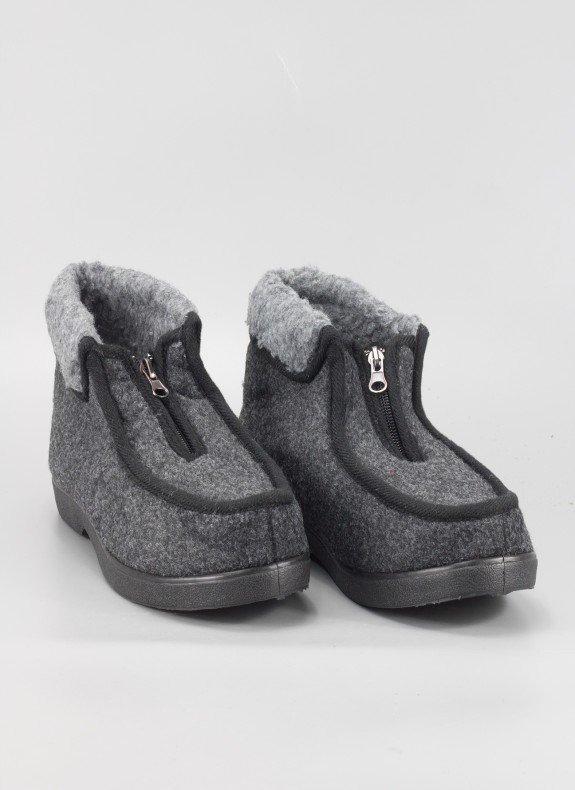 Pantoufles maison KESLEM en noir pour homme