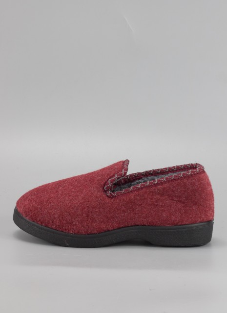 Chaussons KESLEM en rouge pour femme