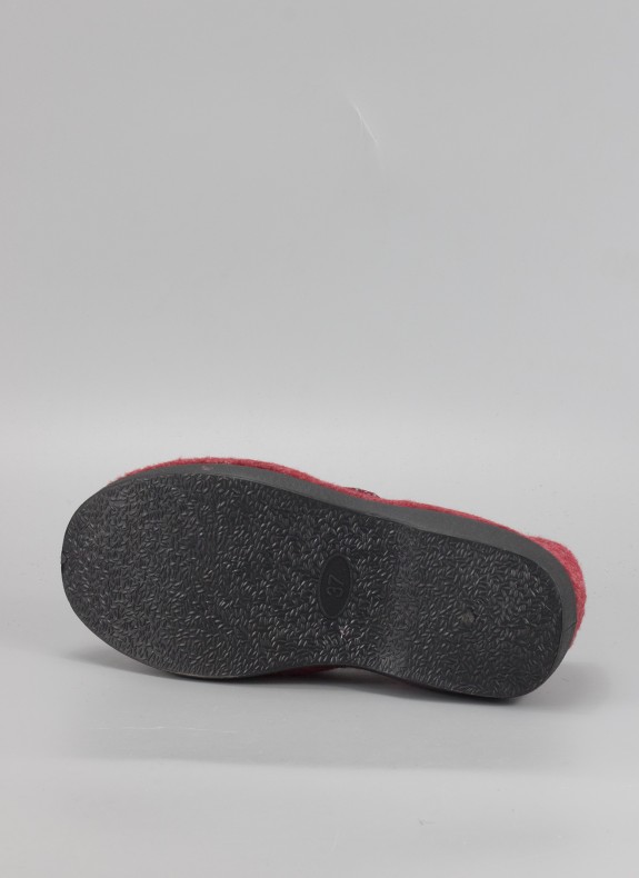 Chaussons KESLEM en rouge pour femme