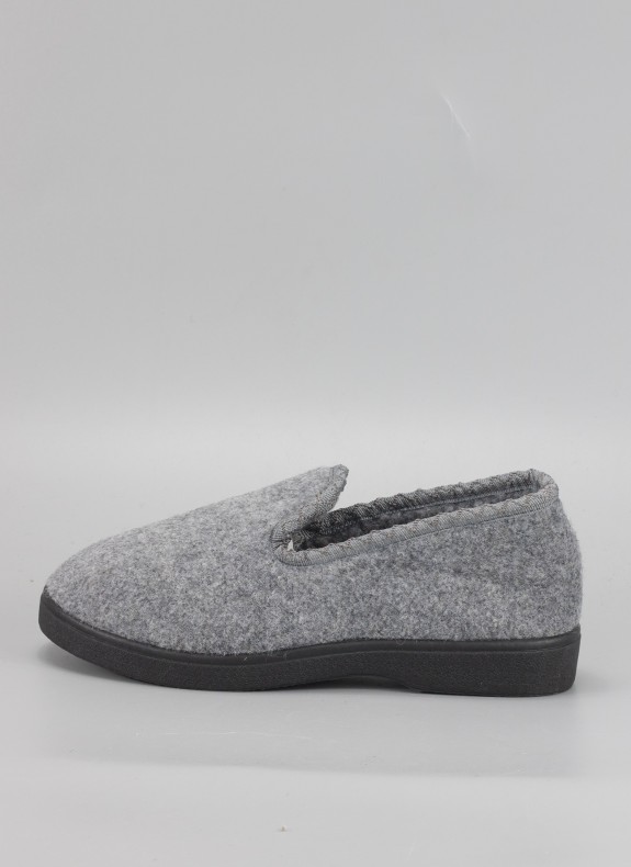 Chaussons KESLEM de couleur grise pour femme