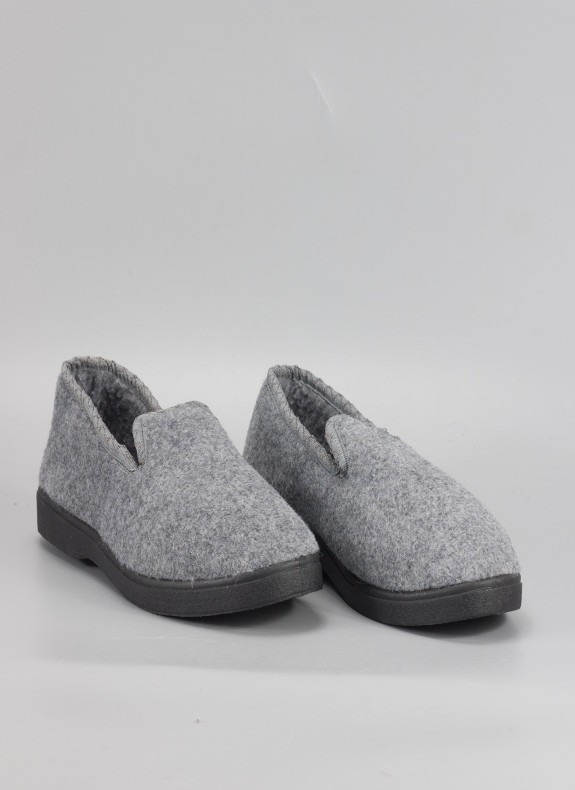 Zapatillas casa KESLEM en color gris para mujer