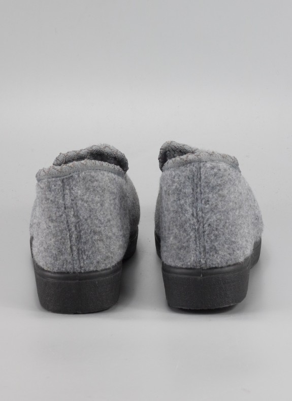 KESLEM Haus Hausschuhe in grau für Frauen