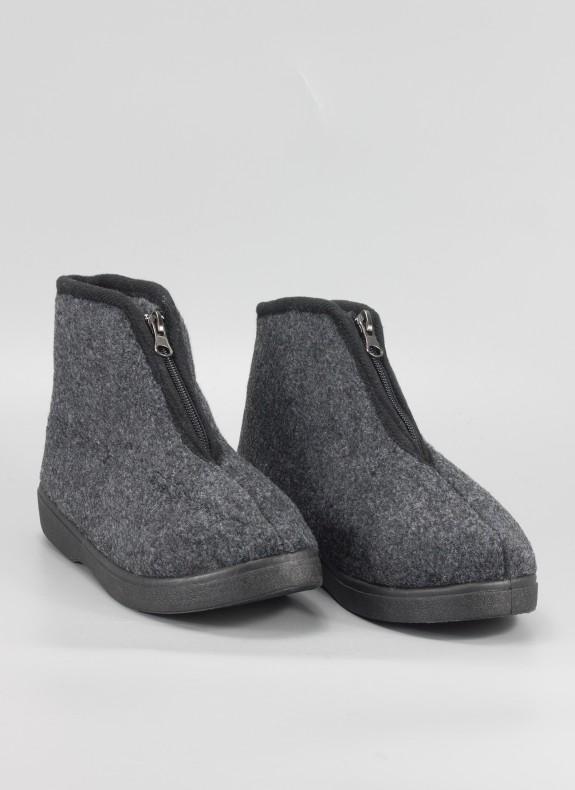 Zapatillas casa KESLEM en color gris para mujer
