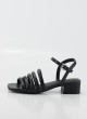 Sandalias CLARKS en color negro para mujer