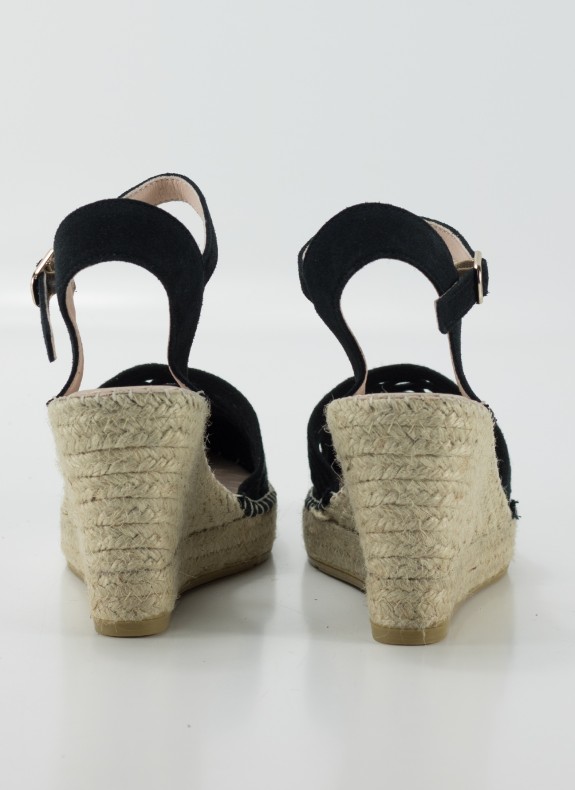 Espadrilles MACARENA en noir pour femme