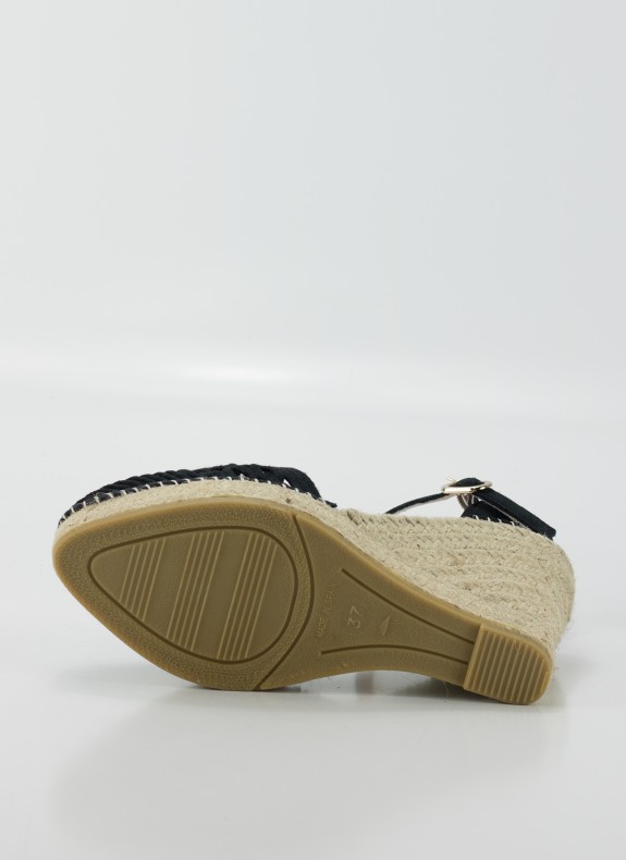 Espadrilles MACARENA en noir pour femme