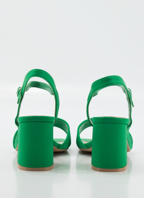 Sandalias KESLEM en color verde para mujer