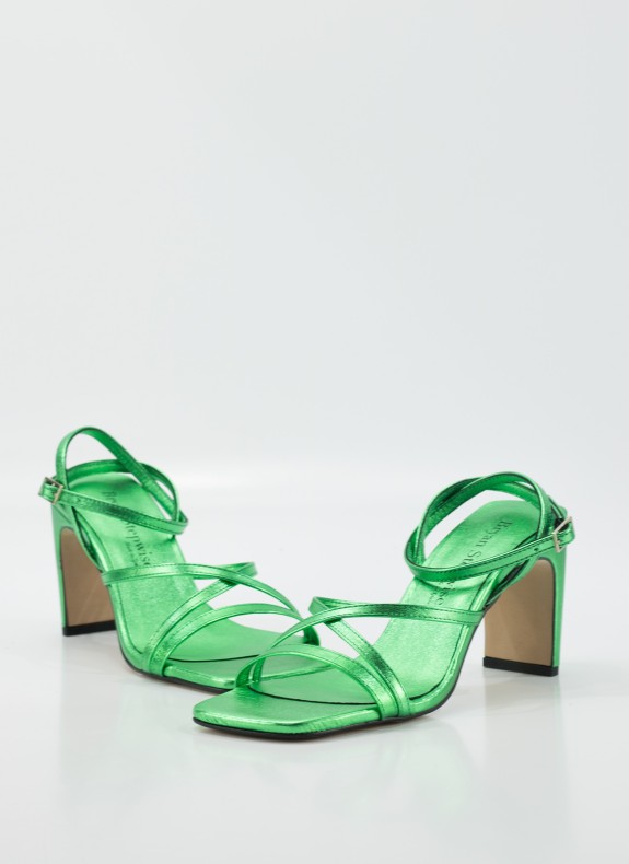Sandalias BRYAN en color verde para mujer