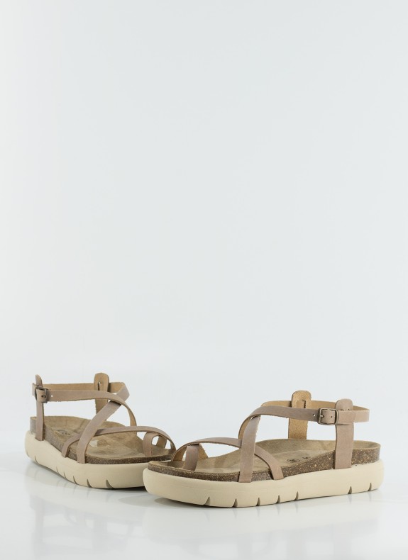 Sandalia KESLEM aus Leder für Frauen