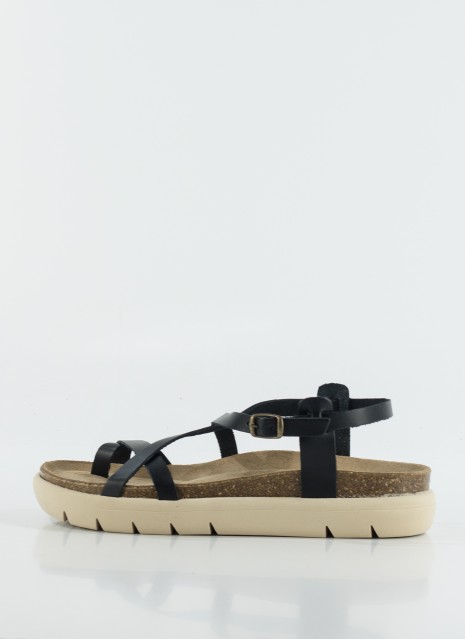 Sandale KESLEM de couleur noire pour femme