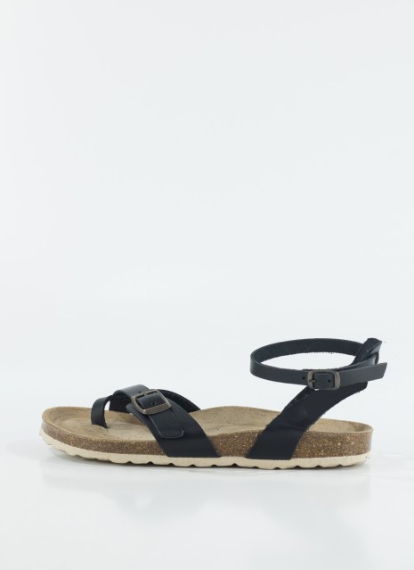 Sandale KESLEM de couleur noire pour femme