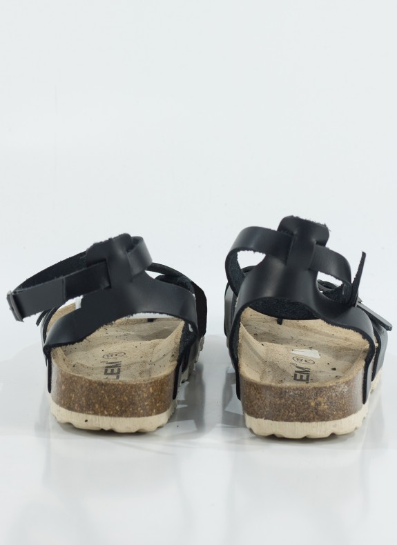 Sandale KESLEM de couleur noire pour femme