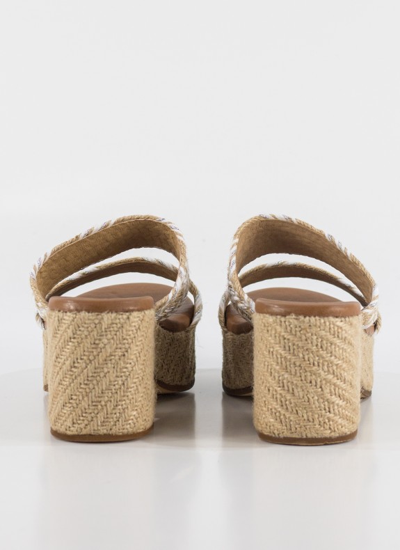 Sandale KESLEM en blanc pour femme