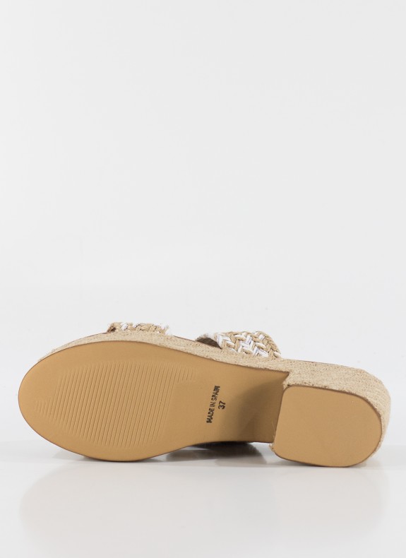 Sandale KESLEM en blanc pour femme