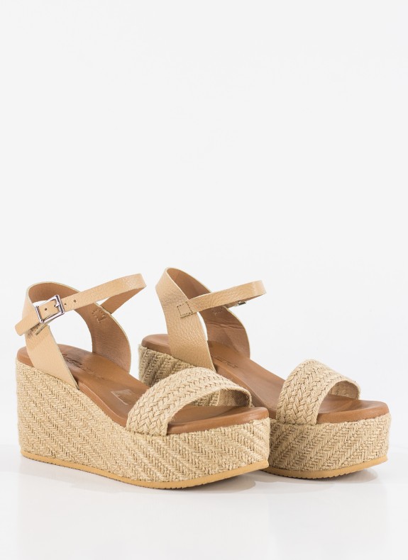Sandalia KESLEM in beige Farbe für Frauen