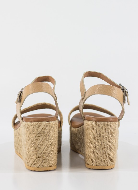 Sandalia KESLEM in beige Farbe für Frauen