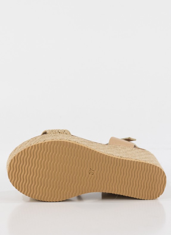 Sandalia KESLEM in beige Farbe für Frauen