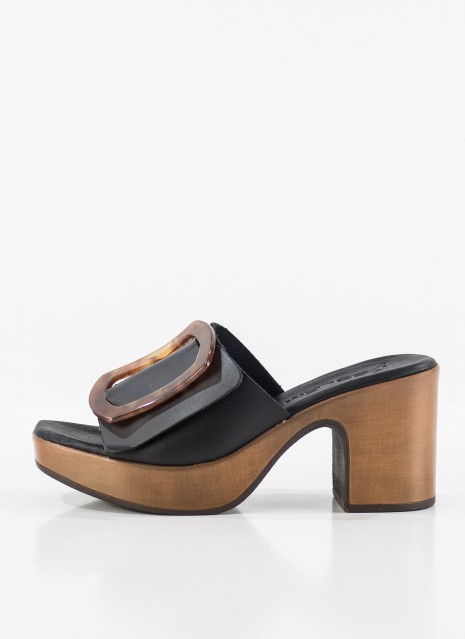 Sandale KESLEM de couleur noire pour femme