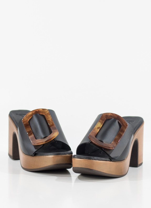 Sandalia KESLEM in schwarz für Frauen