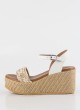 Sandale KESLEM en blanc pour femme