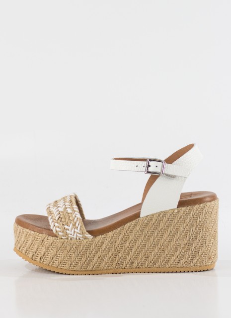 Sandale KESLEM en blanc pour femme