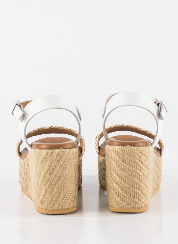 Sandale KESLEM en blanc pour femme