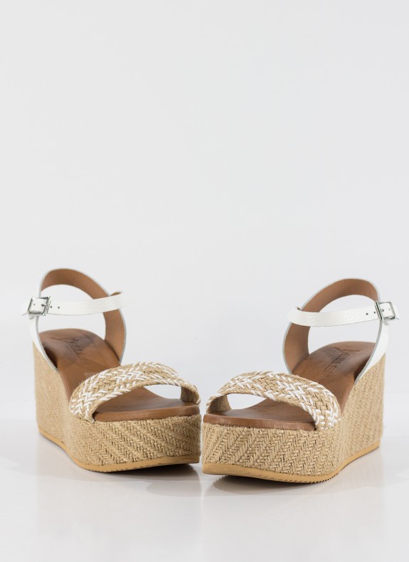 Sandale KESLEM en blanc pour femme