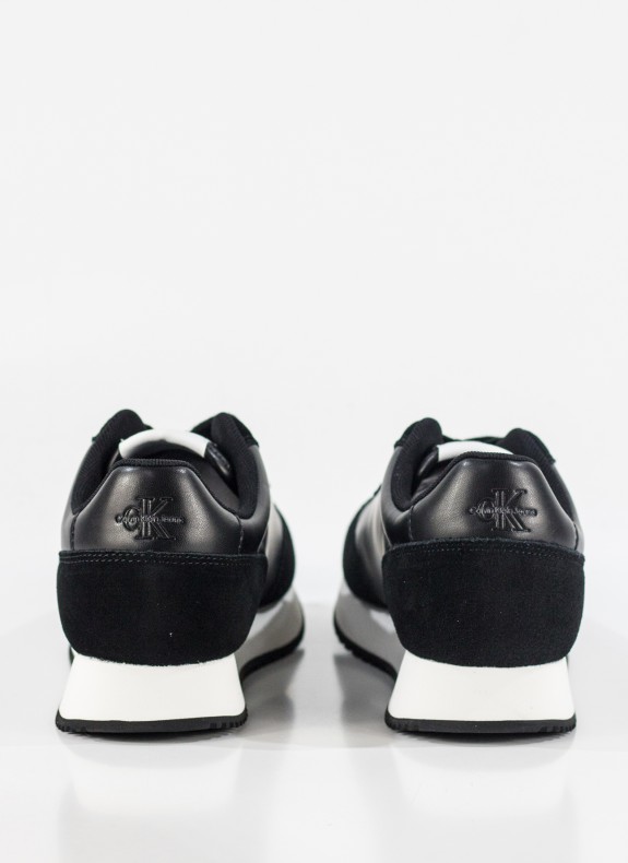 Zapatillas Calvin Klein Retro Runner Low Laceup NY Pearl preto