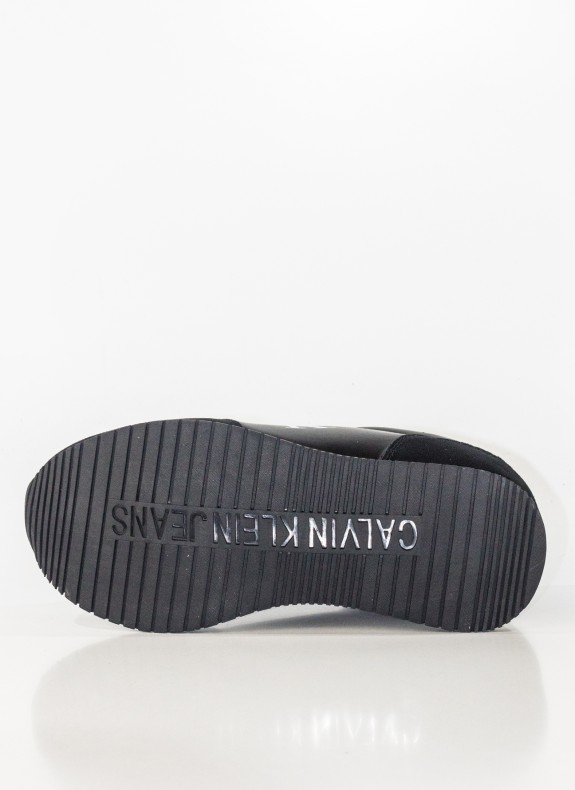 Zapatillas Calvin Klein Retro Runner Low Laceup NY Pearl preto