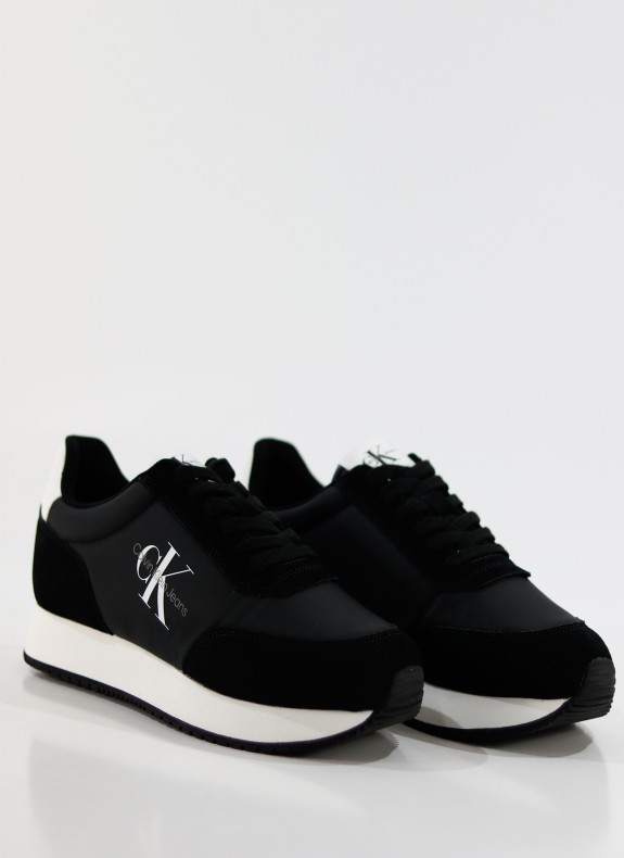 Zapatillas Calvin Klein Retro Runner SU-NY Mono Negro