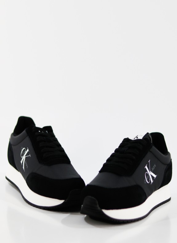 Zapatillas Calvin Klein Retro Runner SU-NY Mono Negro