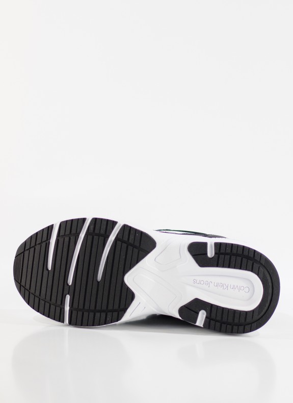 Zapatillas Calvin Klein Retro Tennis Laceup Mix LTH Negro