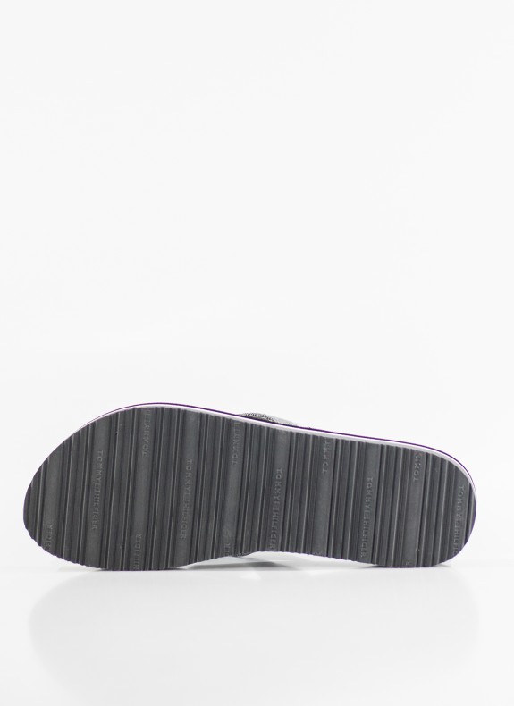 Tongs Tommy Hilfiger Tommy Loves Ny Sandale de plage noire