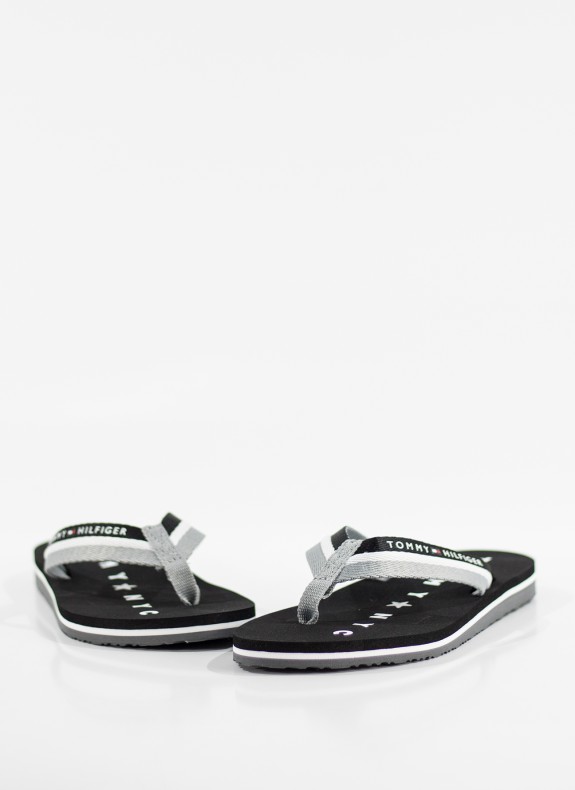 Chanclas Tommy Hilfiger Tommy Loves Ny Beach Sandal preto
