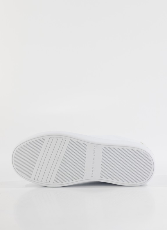 BASKETS TOMMY HILFIGER ESSENTIAL COURT SNEAKER BLANC