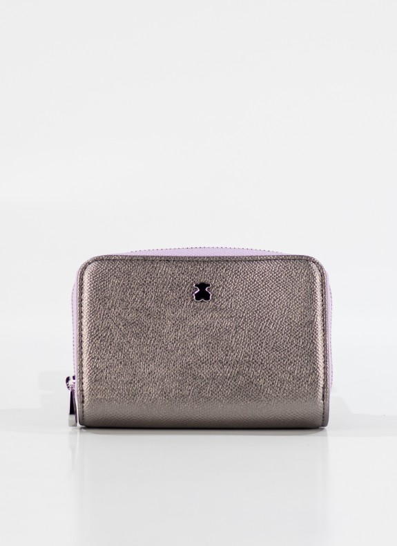 Cartera TOUS en color plata para mujer