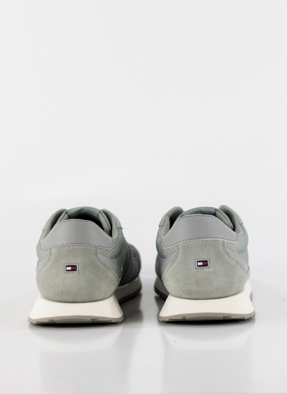 ZAPATILLAS TOMMY HILFIGER RUNNER EVO MIX GRIS