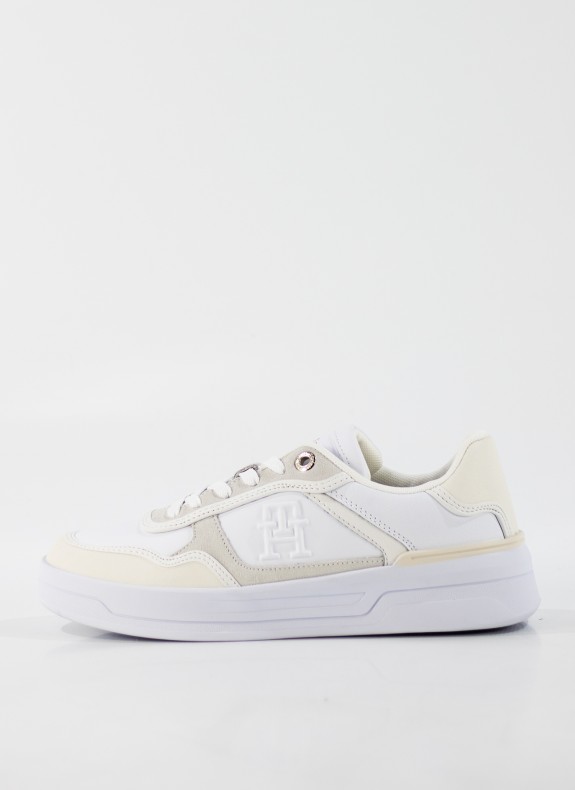 ZAPATILLAS TOMMY HILFIGER ESSENTIAL BASKET SNEAKER BLANCO