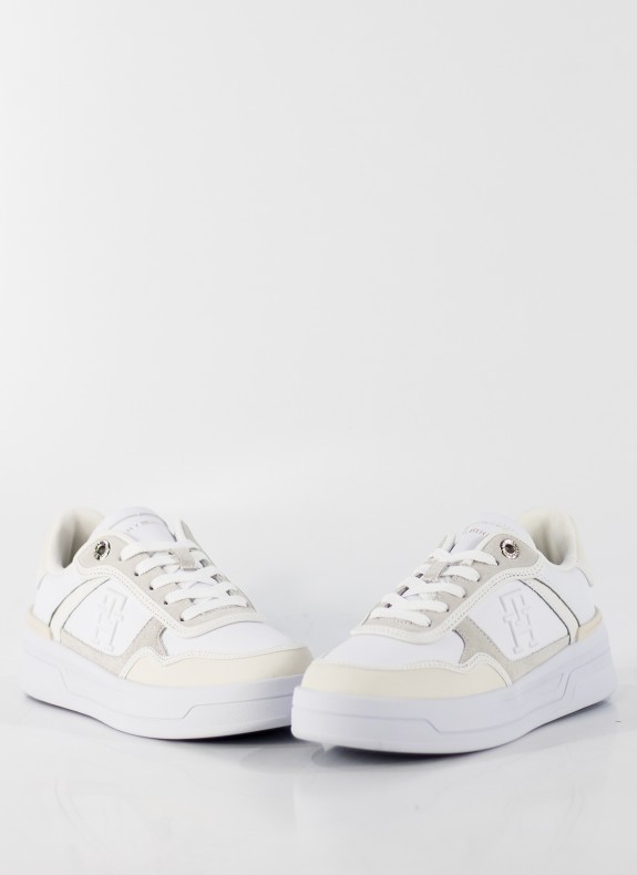 ZAPATILLAS TOMMY HILFIGER ESSENTIAL BASKET SNEAKER BLANCO