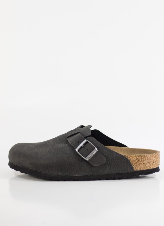 Sabot Birkenstock Boston Microfibre noir