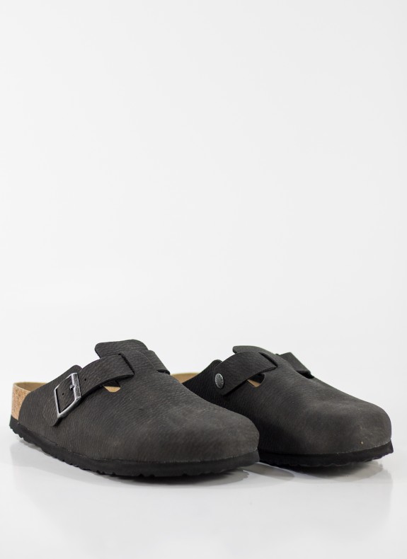 Sabot Birkenstock Boston Microfibre noir