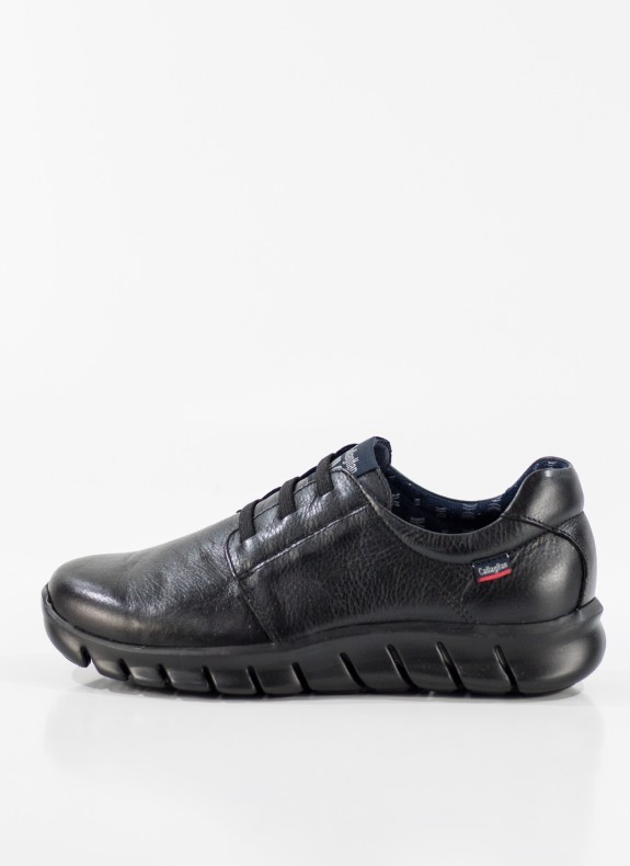 Zapatos Callaghan Piel Zapatos Sport Callaghan Para Hombre - Negro Talla 43 - Piel Con Plantilla Almohadillada Callaghan Adaptaction Hombre