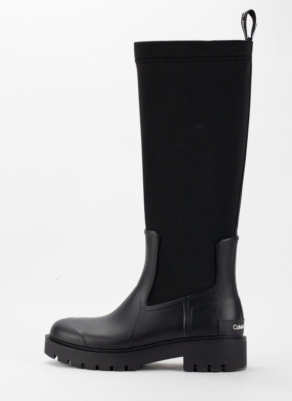 BOTAS CALVIN KLEIN HIGH RAINBOOT NEOPRENE WN NEGRO