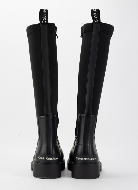 BOTAS CALVIN KLEIN HIGH RAINBOOT NEOPRENE WN NEGRO