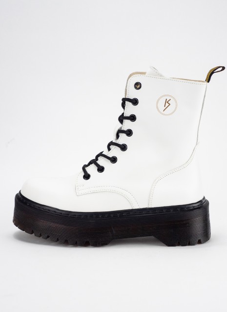 Botines KESLEM em cor branca para mulher