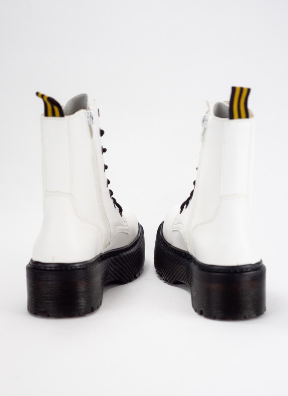 Botines KESLEM em cor branca para mulher