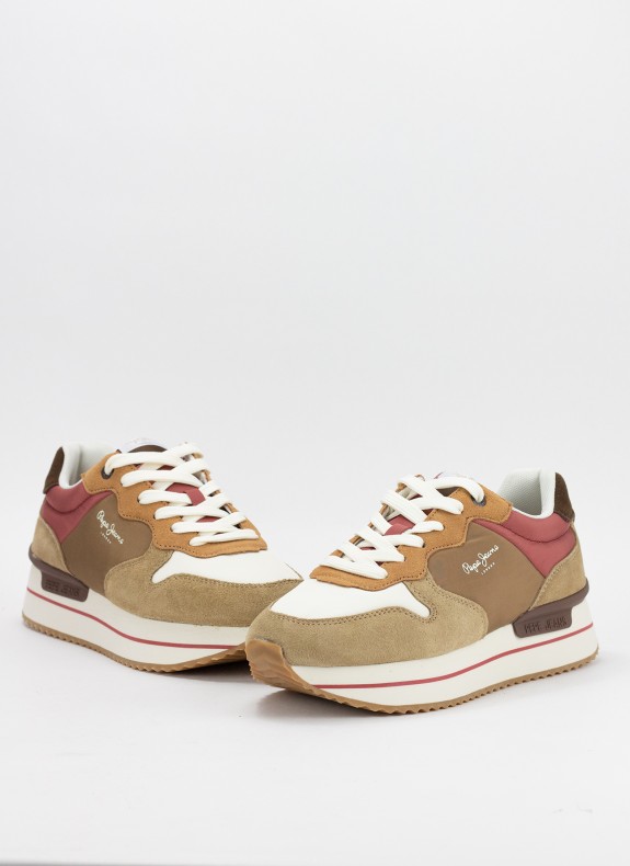 Zapatillas Pepe Jeans Rusper Queen taupe
