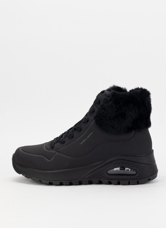 Bottines SKECHERS de couleur noire pour femme