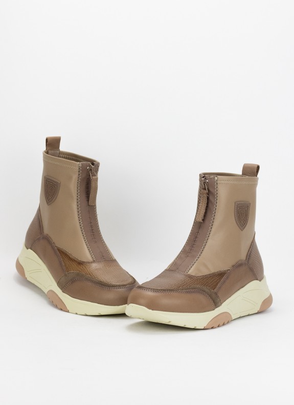 Botines CARMELA en color taupe para mujer