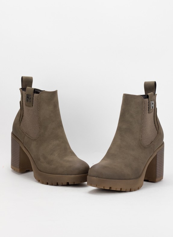 Botines REFRESH en color taupe para mujer